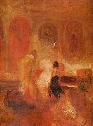 Joseph Mallord William Turner Musikgesellschaft, Petworth oil painting on canvas